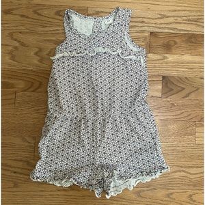 GAP floral baby shorty one piece. Size 2